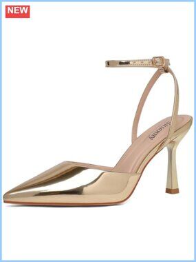 Strappy Stiletto Pump Pointed Toe Suede Wedding Heels